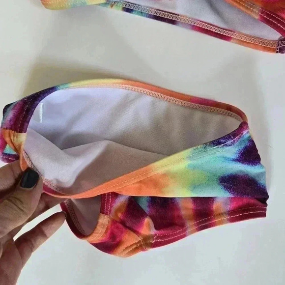 Tie dye tankini and bottoms swim suit for 12m to 2T - Picture 3 of 6